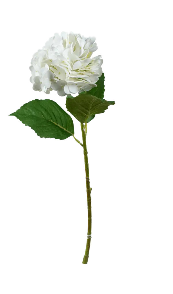 Artificial Hydrangea Flower — Snow Veil White | Vyne Boutique