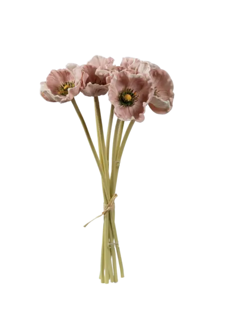 Artificial Anemone Flower — Blush Veil Pink | Vyne Boutique