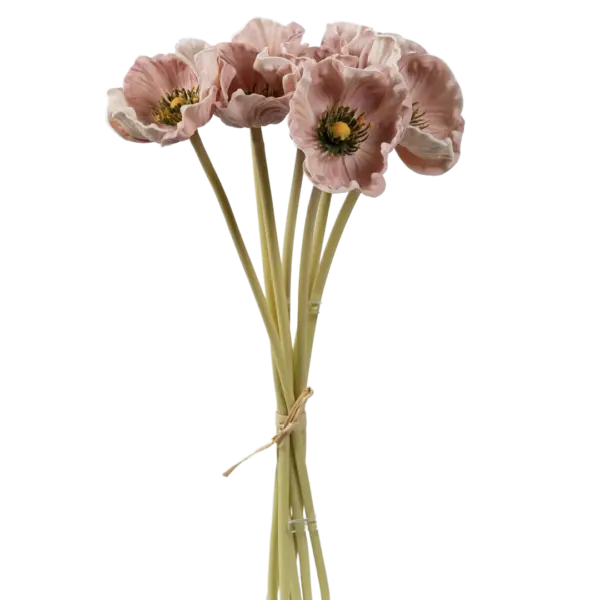 Artificial Anemone Flower — Blush Veil Pink | Vyne Boutique