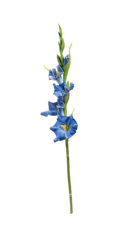 Artificial Gladiolus Flower — Cornflower Blue | Vyne