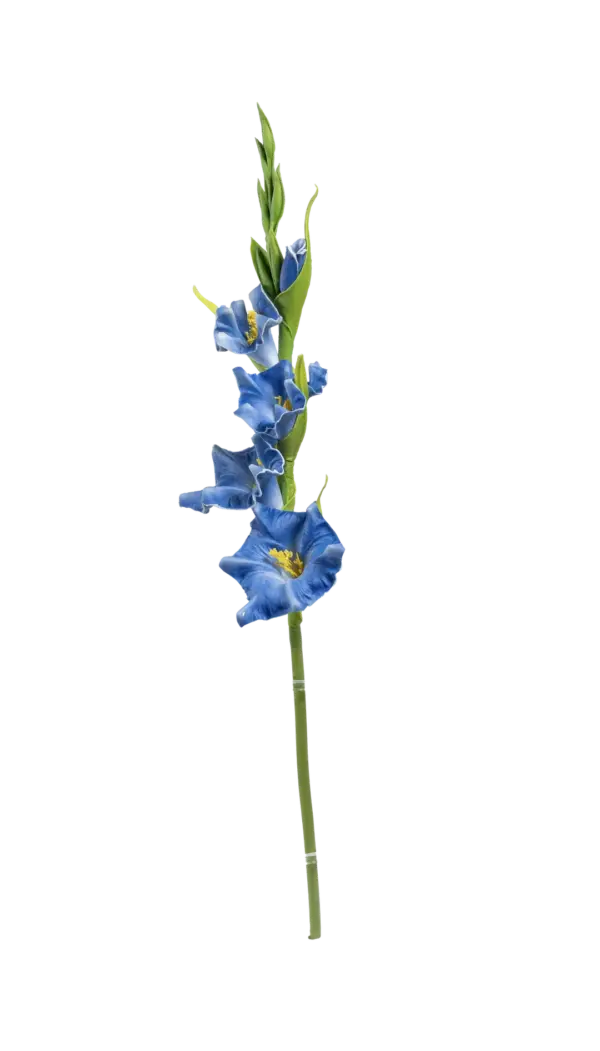 Artificial Gladiolus Flower — Cornflower Blue | Vyne