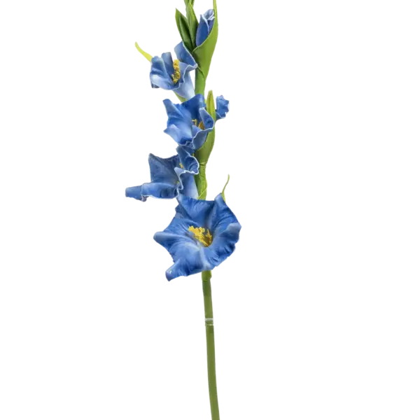 Artificial Gladiolus Flower — Cornflower Blue | Vyne