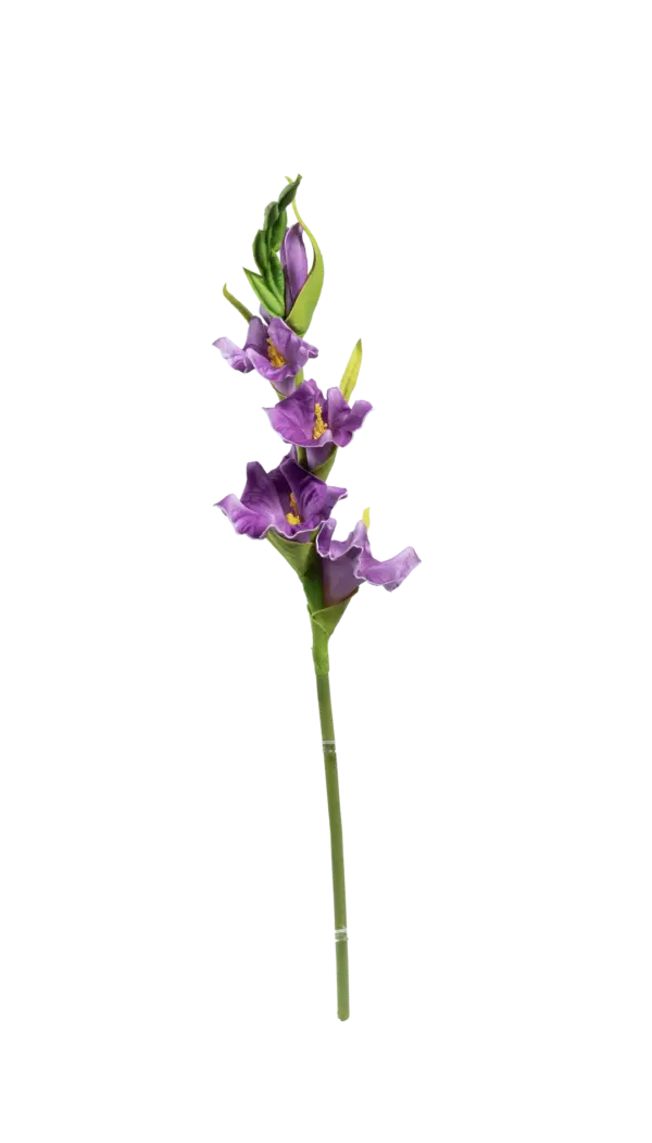Artificial Gladiolus Flower — Lavender Orchid | Vyne