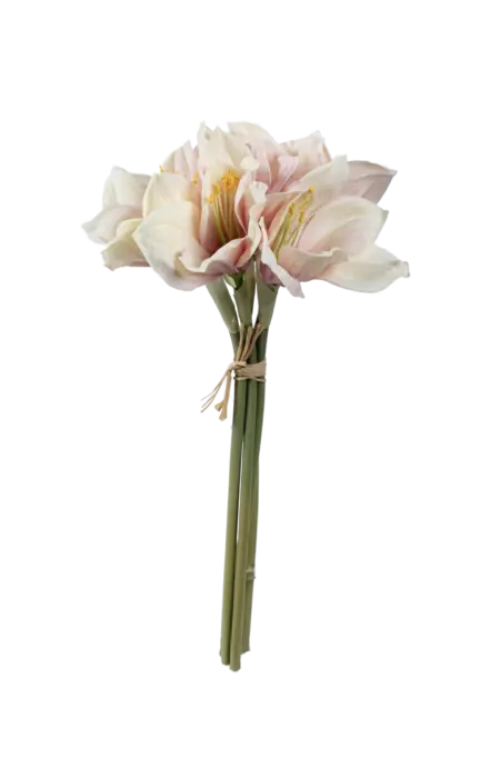 Artificial Amaryllis Flower — Blush Porcelain | Vyne Boutique