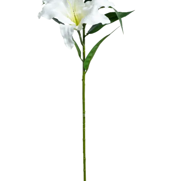 Artificial Lily Flower — Moonveil White | Vyne Boutique