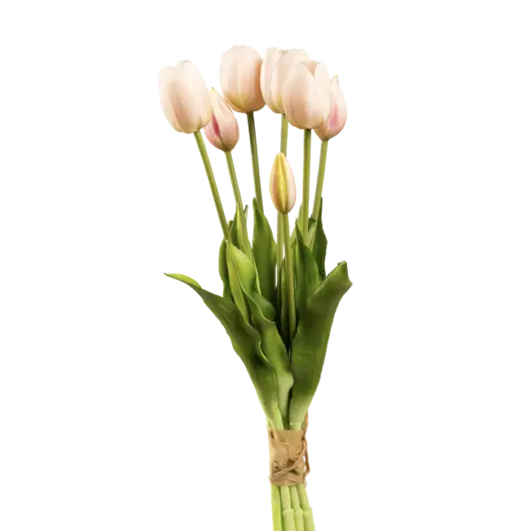 Artificial Tulip Bunch — Blush Petal Pink | Vyne Boutique