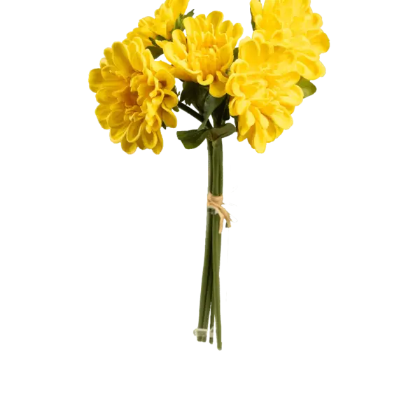 Artificial Dahlia Bundle — Primrose Glow Yellow | Vyne Boutique