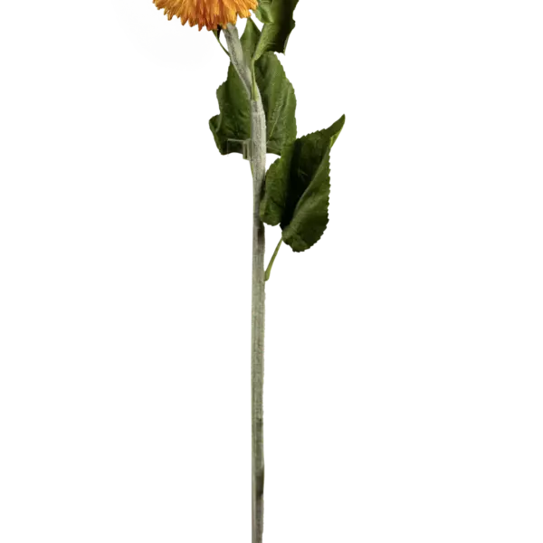 Artificial Gerbera Daisy — Amber Flame Orange | Vyne Boutique