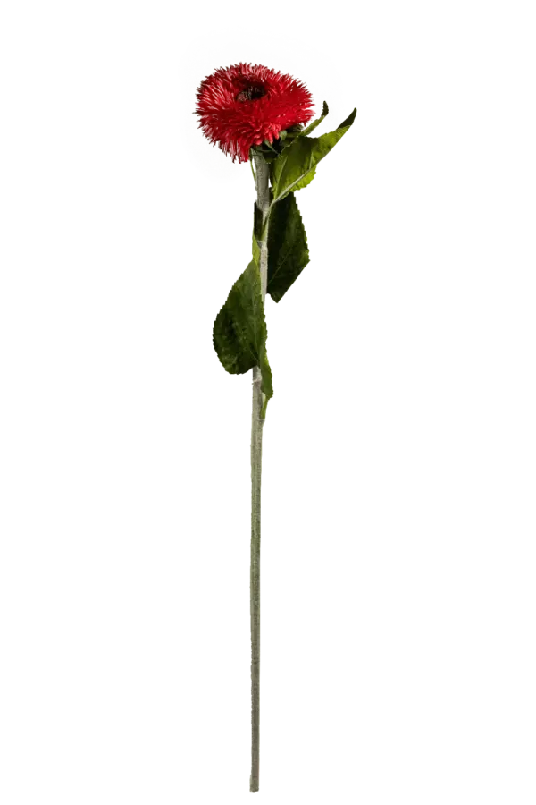 Artificial Gerbera Daisy — Crimson Velvet Red | Vyne Boutique