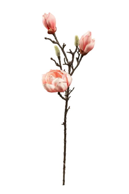 Artificial Magnolia Branch — Blush Petal Pink | Vyne Boutique
