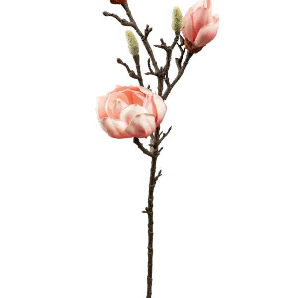 Artificial Magnolia Branch — Blush Petal Pink | Vyne Boutique