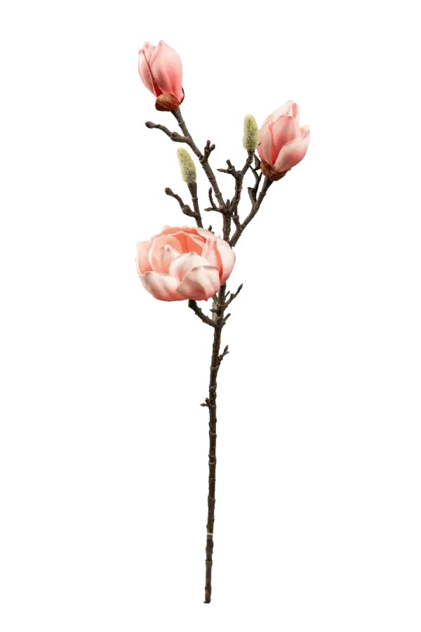 Artificial Magnolia Branch — Blush Petal Pink | Vyne Boutique