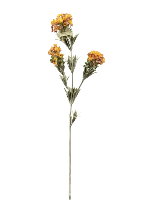 Artificial Statice Flower — Amber Harvest Orange | Vyne