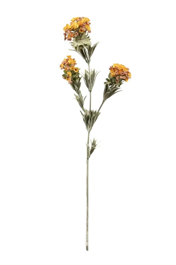 Artificial Statice Flower — Amber Harvest Orange | Vyne