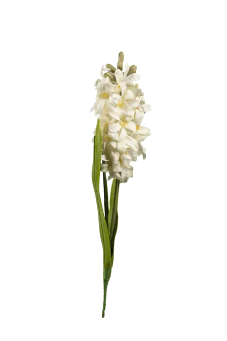 Artificial Hyacinth Flower — Porcelain Bloom White | Vyne