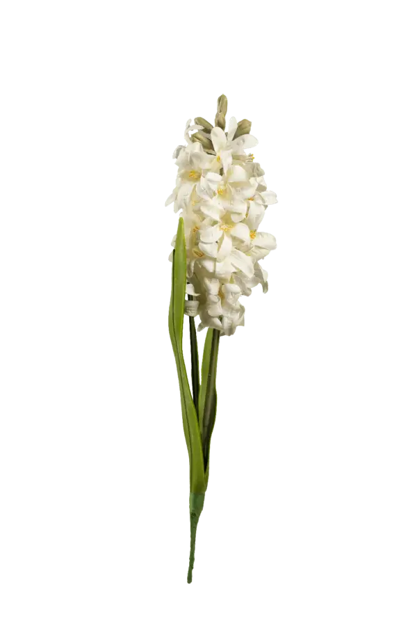 Artificial Hyacinth Flower — Porcelain Bloom White | Vyne
