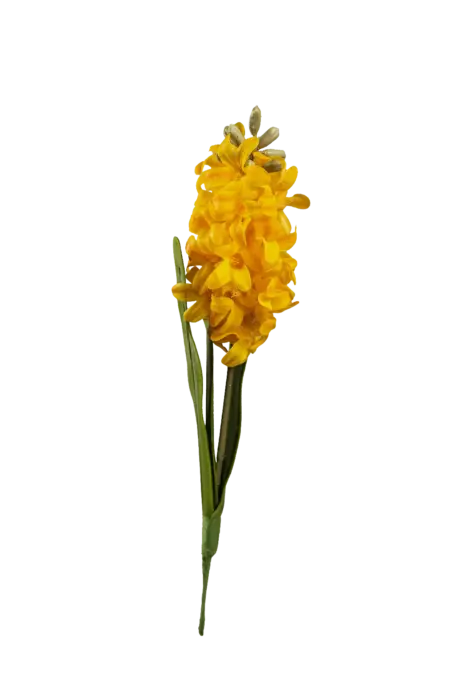 Artificial Hyacinth Flower — Golden Nectar Yellow | Vyne