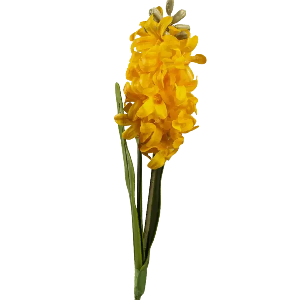 Artificial Hyacinth Flower — Golden Nectar Yellow | Vyne