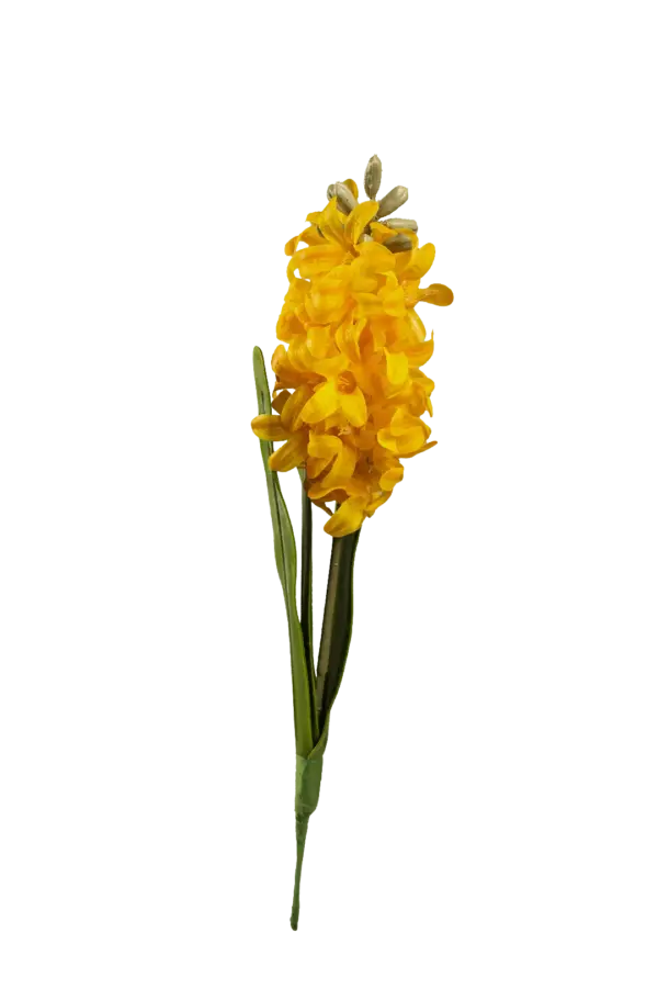 Artificial Hyacinth Flower — Golden Nectar Yellow | Vyne