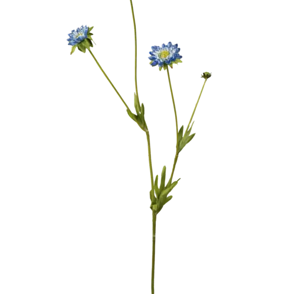 Artificial Zinnia Flower — Azure Blue | Vyne Boutique