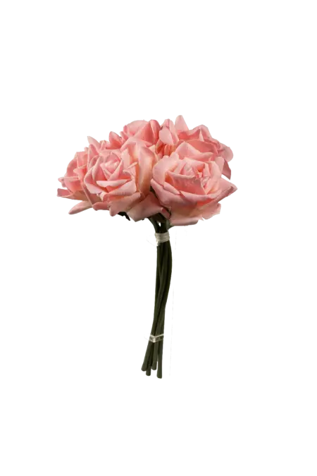 Artificial Rose Bunch — Petal Bloom Pink | Vyne Boutique