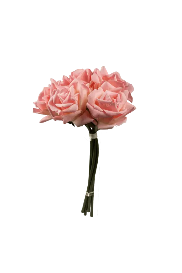 Artificial Rose Bunch — Petal Bloom Pink | Vyne Boutique