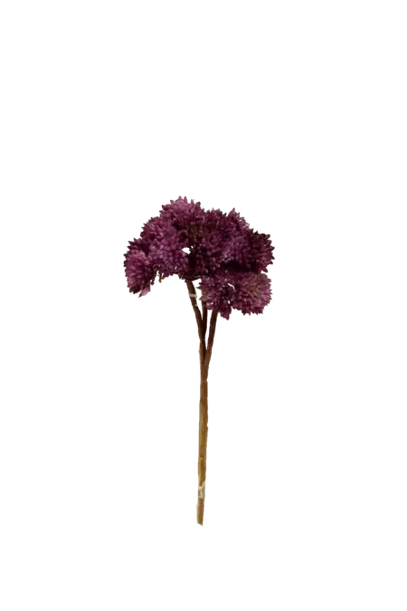 Artificial Succulent Stem — Royal Plum Crassula | Vyne