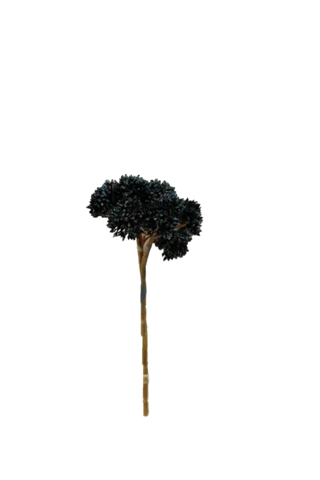 Artificial Succulent Stem — Midnight Indigo Crassula | Vyne