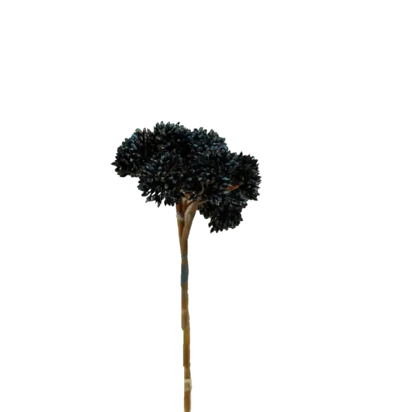 Artificial Succulent Stem — Midnight Indigo Crassula | Vyne