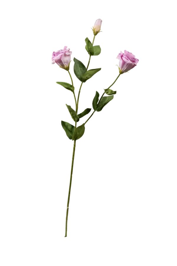 Artificial Eustoma Flower — Lavender Veil Purple | Vyne