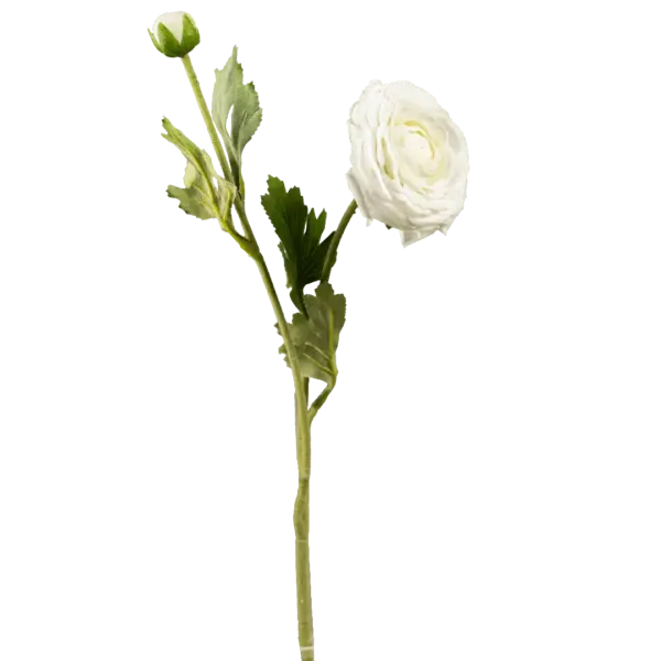 Artificial Ranunculus Flower — Ivory Veil Cream | Vyne Boutique