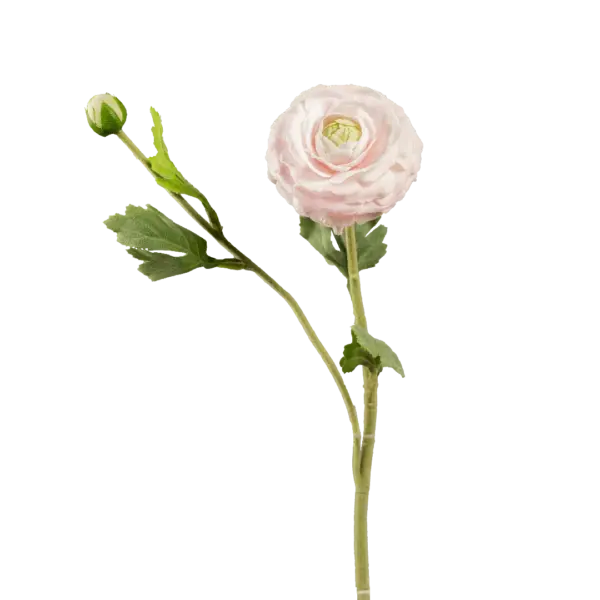 Artificial Ranunculus Flower — Powder Blush | Vyne Boutique