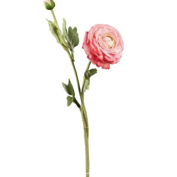Artificial Ranunculus Flower — Rose Bloom Pink | Vyne Boutique