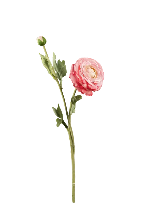 Artificial Ranunculus Flower — Rose Bloom Pink | Vyne Boutique