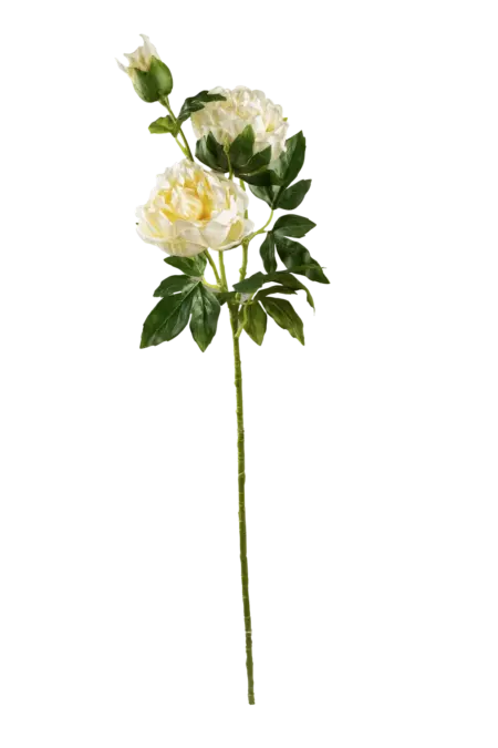 Artificial Peony Flower — Ivory Cloud Cream | Vyne Boutique