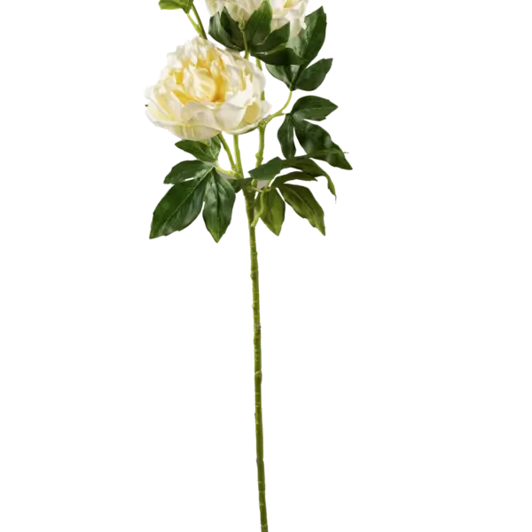 Artificial Peony Flower — Ivory Cloud Cream | Vyne Boutique