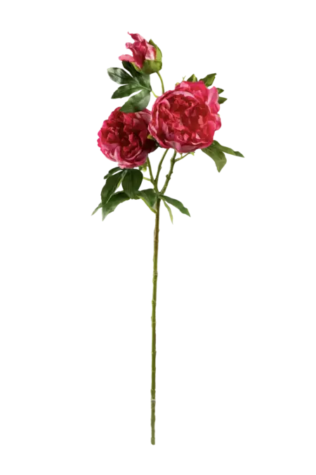 Artificial Peony Flower — Fuchsia Bloom Pink | Vyne Boutique
