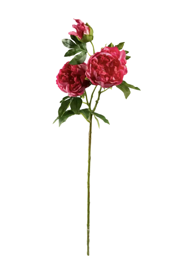 Artificial Peony Flower — Fuchsia Bloom Pink | Vyne Boutique