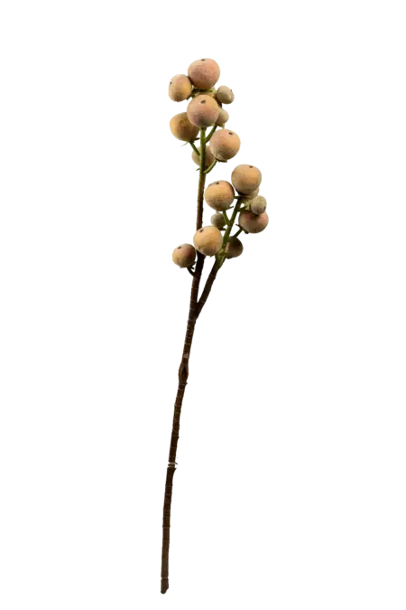 Artificial Peach Branch — Velvet Apricot | Vyne Boutique