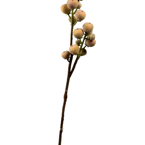 Artificial Peach Branch — Velvet Apricot | Vyne Boutique