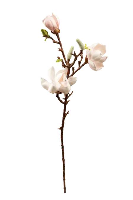 Artificial Magnolia Branch — Blush Petal Pink | Vyne Boutique