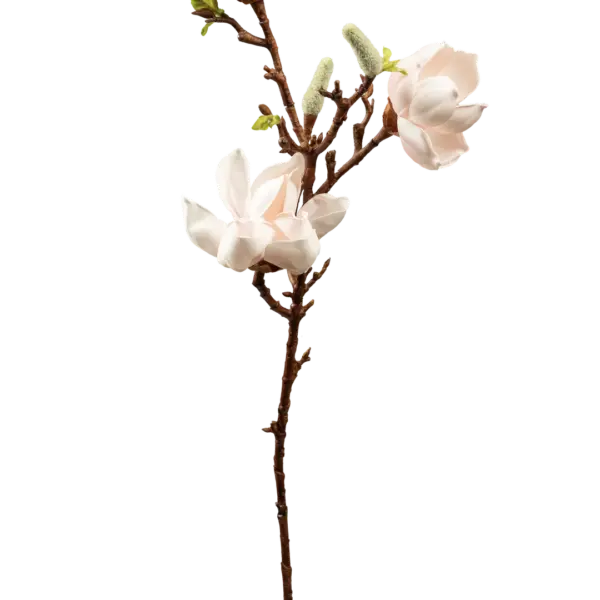 Artificial Magnolia Branch — Blush Petal Pink | Vyne Boutique