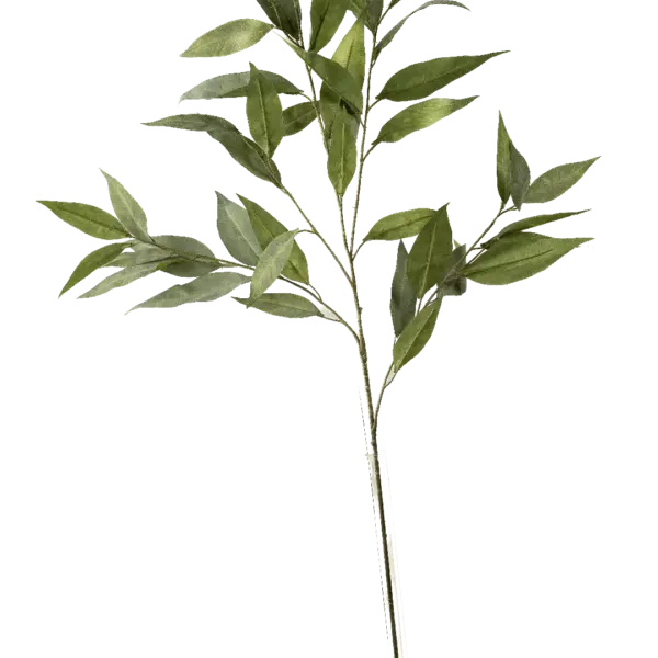 Artificial Ficus Foliage — Natural Olive Green Alii | Vyne