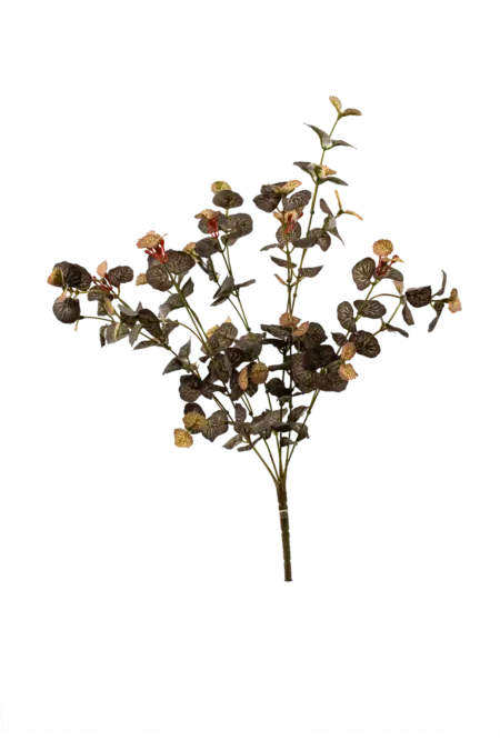 Artificial Fittonia Leaf — Mulberry Smoke Spray | Vyne