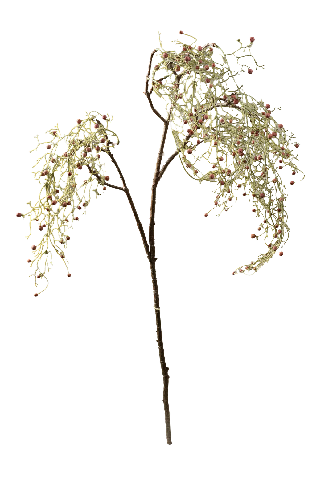 Silver Berry Branch (Muted Rose) | Vyne Artificial Berry Stem — Muted Rose Silver Berry Branch | Vyne