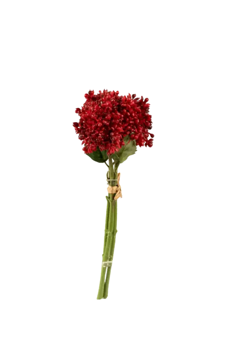 Artificial Ixora Flower — Ruby Flame Red | Vyne Boutique