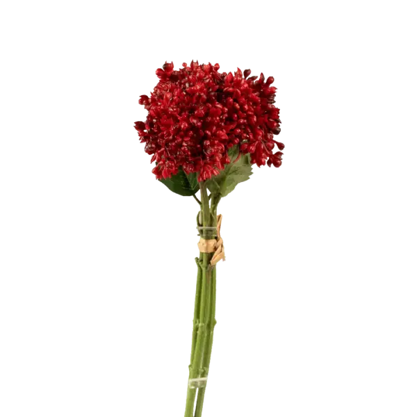 Artificial Ixora Flower — Ruby Flame Red | Vyne Boutique