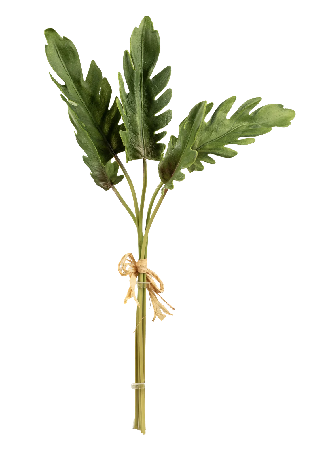 Split Leaf Philodendron Bundle (Lush Canopy Green) | Vyne Artificial Philodendron Leaf — Split Leaf Green Bundle | Vyne