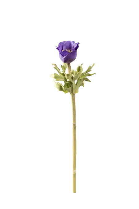 Artificial Anemone Flower — Royal Violet | Vyne Boutique