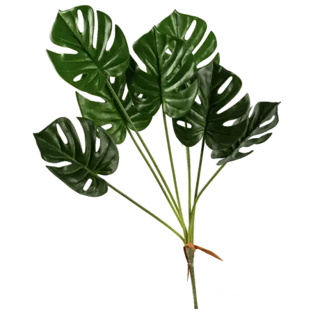 Artificial Monstera Leaf Spray — Fresh Tropical Green | Vyne